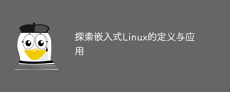 探索嵌入式Linux的定义与应用