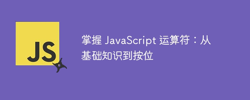 掌握 JavaScript 运算符：从基础知识到按位