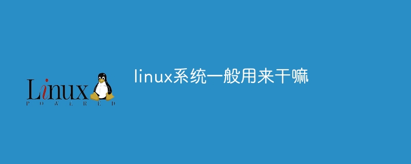 linux系统一般用来干嘛