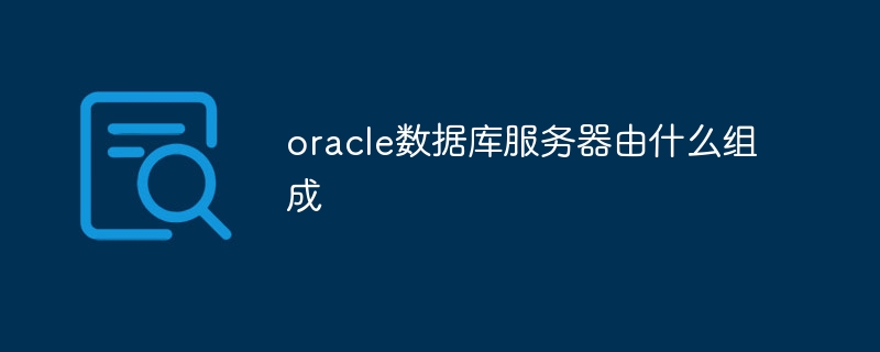 oracle数据库服务器由什么组成