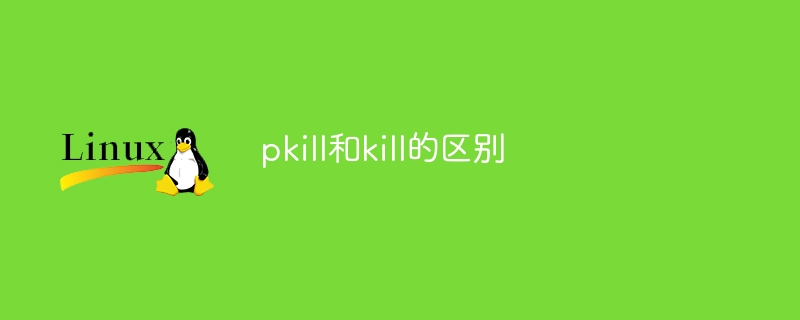 pkill和kill的区别