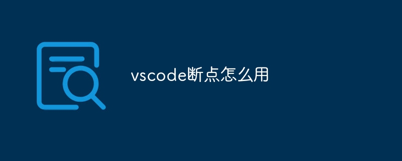 vscode断点怎么用