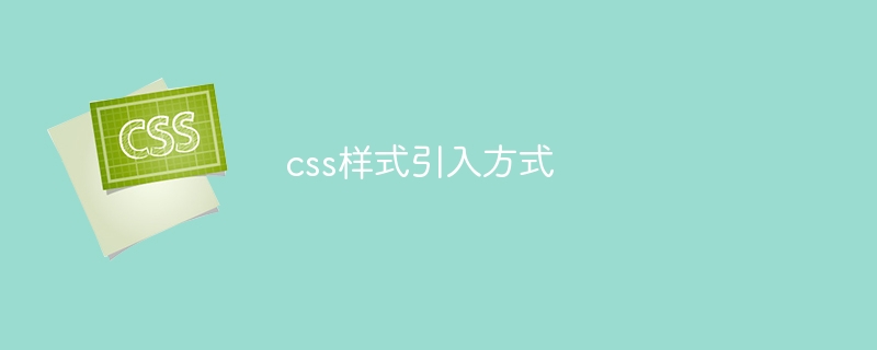 css样式引入方式