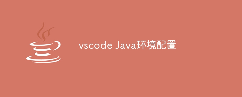 vscode Java环境配置