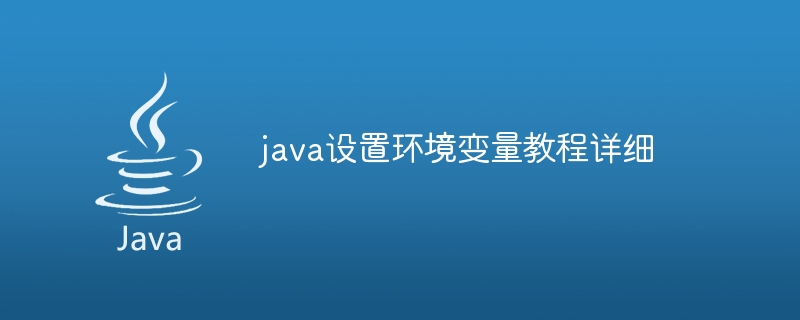 java设置环境变量教程详细