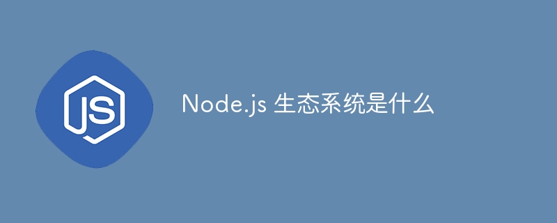 Node.js 生态系统是什么