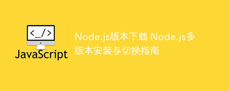 Node.js版本下载 Node.js多版本安装与切换指南