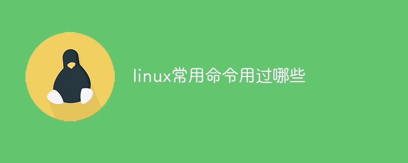 linux常用命令用过哪些