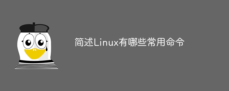 简述Linux有哪些常用命令