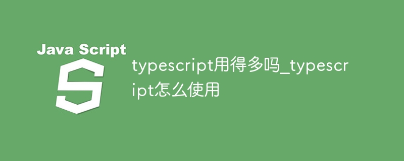 typescript用得多吗_typescript怎么使用