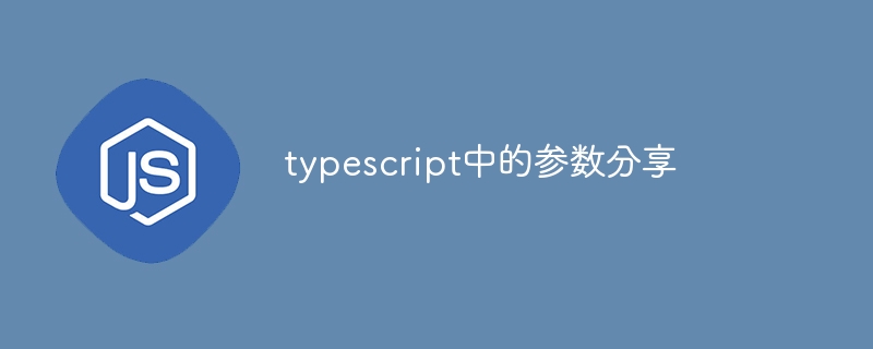 typescript中的参数分享