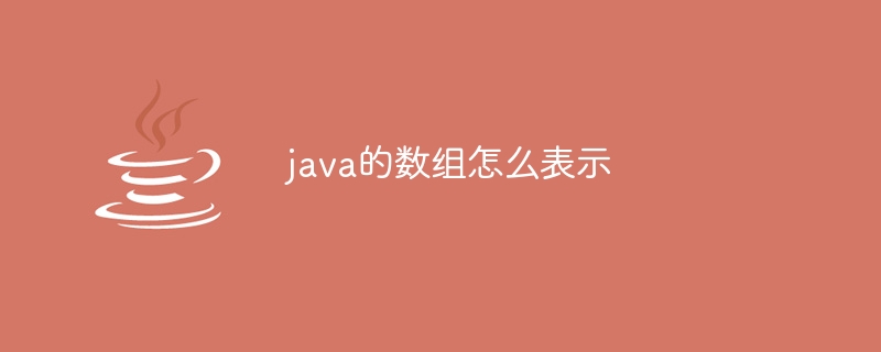 java的数组怎么表示