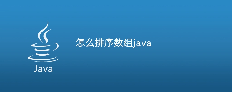 怎么排序数组java