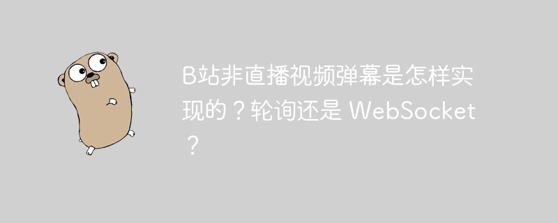 B站非直播视频弹幕是怎样实现的？轮询还是 WebSocket？