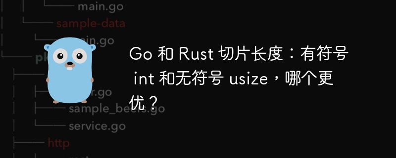 Go 和 Rust 切片长度：有符号 int 和无符号 usize，哪个更优？