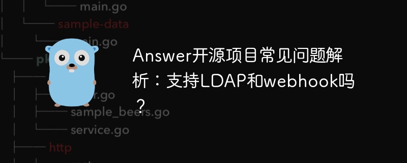 Answer开源项目常见问题解析：支持LDAP和webhook吗？