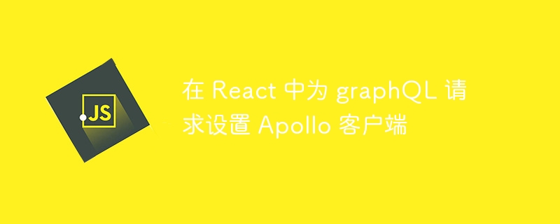 在 React 中为 graphQL 请求设置 Apollo 客户端