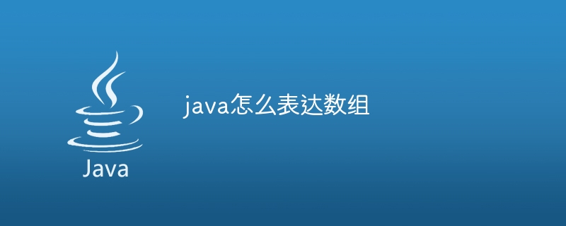 java怎么表达数组