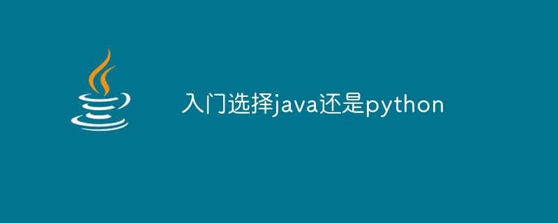 入门选择java还是python