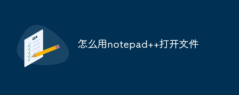 怎么用notepad++打开文件