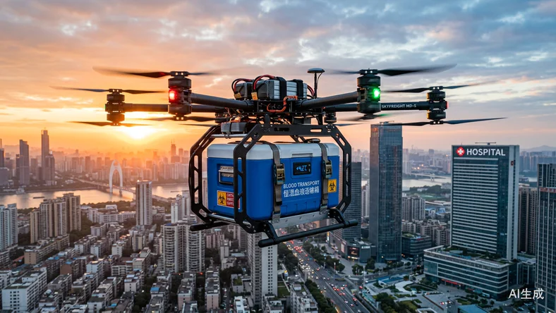 当血袋飞上低空：一条空中生命线如何在深圳天空织就