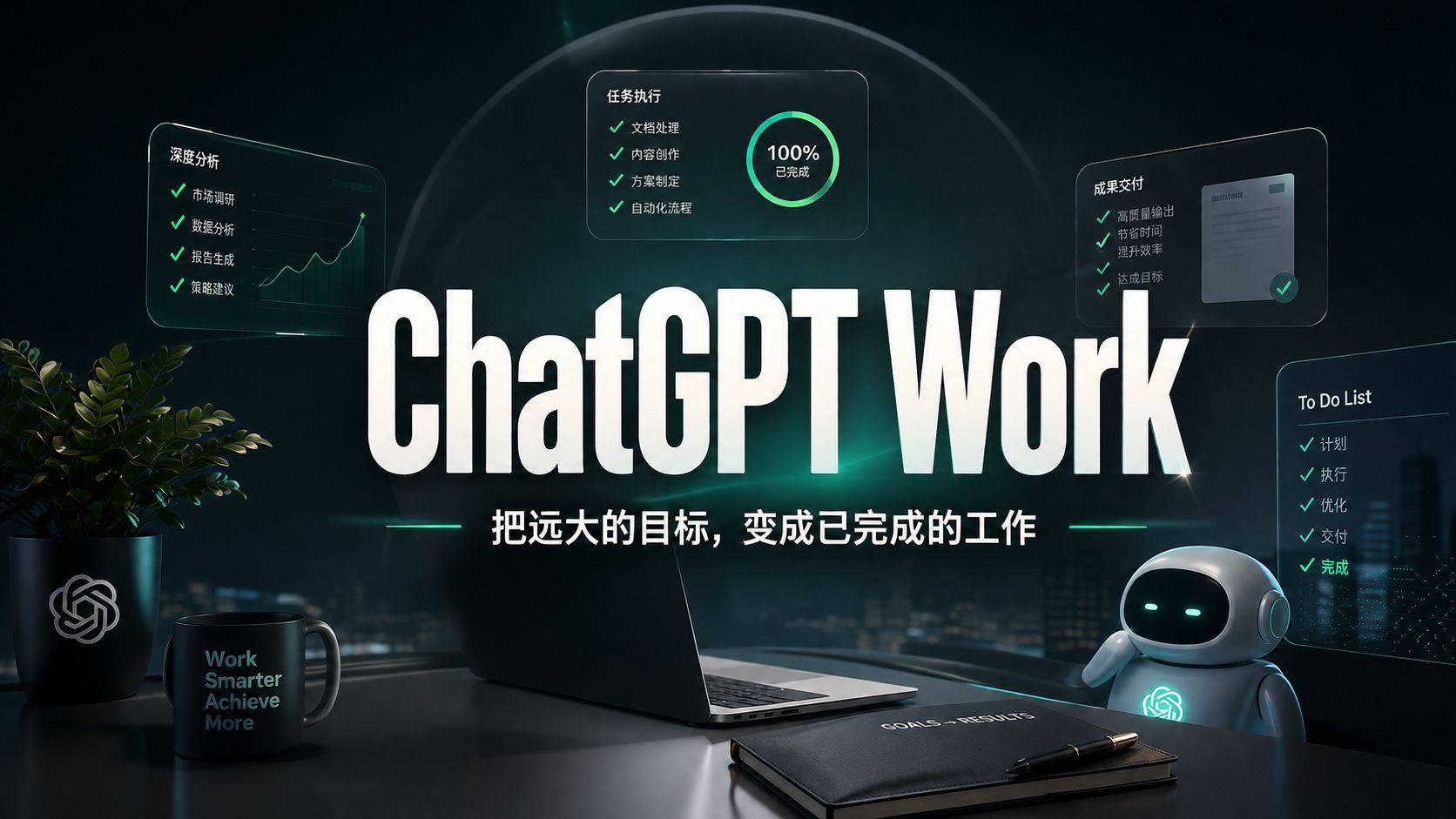 实测ChatGPT Work：把打工人从“信息搬运工”变成“任务验收员”